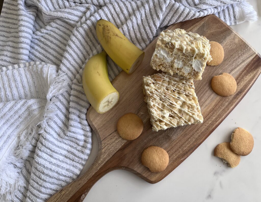 Banana Pudding Rice Krispie Treat
