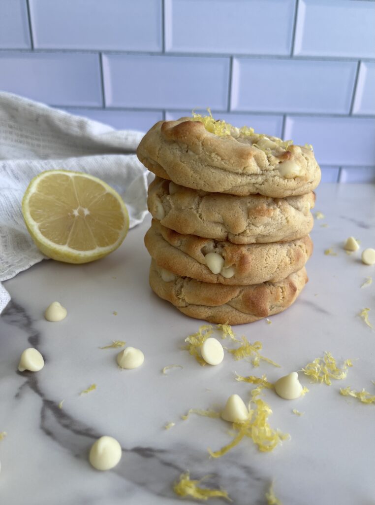 Lemon White Chocolate Protein Cookies - 4 pack